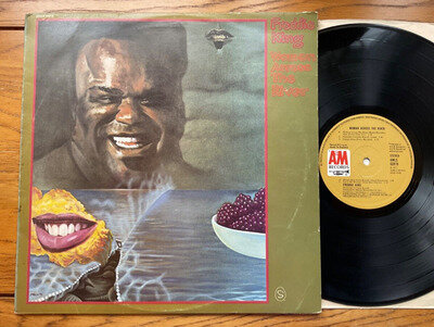 FREDDIE KING "woman across the river" orig UK 1973 A&M label LP