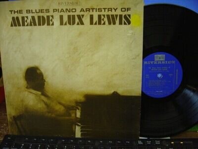 MEADE LUX LEWIS-LP- THE BLUES PIANO ARTISTRY- ORG. RIVERSIDE-