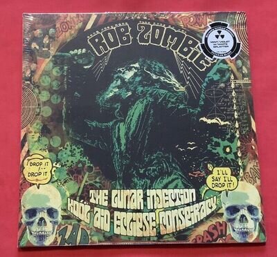 Rob Zombie Lunar Injection Kool Aid Eclipse Conspiracy Violet/white Vinyl Mint.