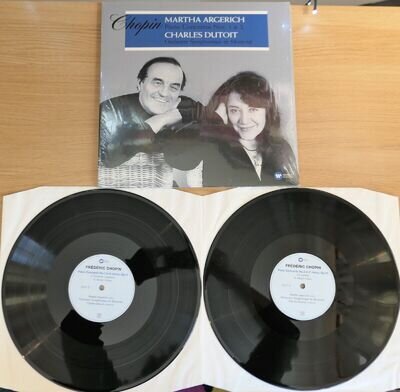 Chopin Piano Concertos Nos. 1 & 2 Martha Argerich Charles Dutoit 2LP Warner