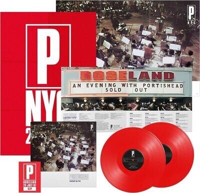 PORTISHEAD - ROSELAND NYC LIVE 25TH ANNIVERSARY EDITION 2X RED VINYL LP (NEW)