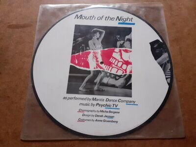 Psychic TV mouth of the night ltd pic disc vinyl lp temple records see info