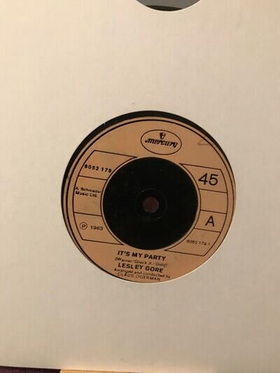 LESLEY GORE, JUDY’S TURN TO CRY / IT’S MY PARTY ,7" VINYL