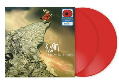 KORN - FOLLOW THE LEADER - Limited Edition Red Coloured Vinyl 2LP - New & Sealed