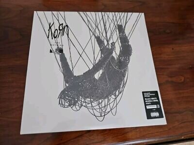 KORN- The Nothing Deluxe Vinyl BLACK & WHITE COLOURED