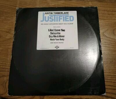 LP Justin Timberlake-Justified - Rare Promo