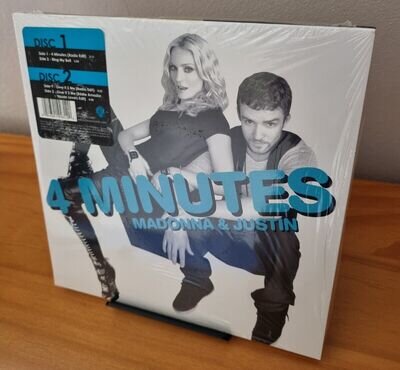 Madonna/Justin Timberlake.4 Minutes/give It To Me 2×7 Vinyl Sealed