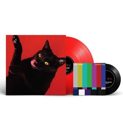 RYAN ADAMS - BIG COLORS RED VINYL LP + 7" VINYL SINGLE (NEW)