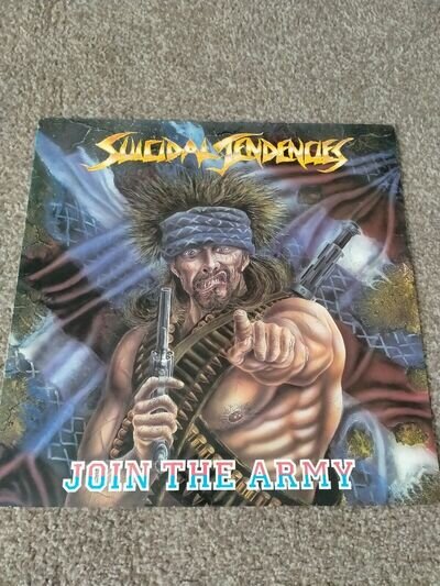 Suicidal Tendencies Join the Army LP 1987 First Press Caroline/Virgin Vinyl EX