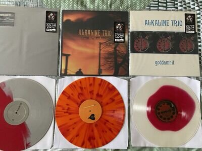 Alkaline Trio Maybe I’ll Catch Fire Goddamnit Self Titled 1234GO! Numbered Vinyl