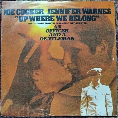 Joe Cocker & Jennifer Warnes (Up where we belong) 7 inch vinyl single - Island -