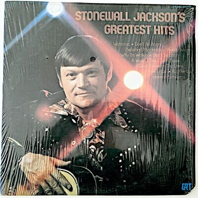 STONEWALL JACKSON - GREATEST HITS - 1975 US LP VINYL STEREO ALBUM - VG+/VG