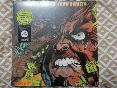 CORROSION OF CONFORMITY ANIMOSITY 12"LIGHT YELLOW GREEN VINYL ALBUM NEW&SEALED