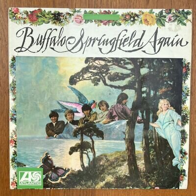 Buffalo Springfield Again LP UK 1st Plum Atlantic 1968