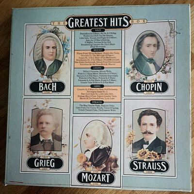 Various-THE GREATEST HITS BOX-5xVinyl-LP Classical Compilation.UK1975 CBS 77513