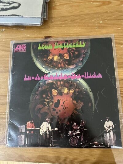 Iron Butterfly - In-a-gadda-da-Vida - 1968 Vinyl - Plum & Orange Atlantic Label