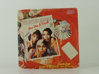 THE RITCHIE FAMILY GIVE ME A BREAK (8) 2 Track 7" Single Picture Sleeve MERCURY