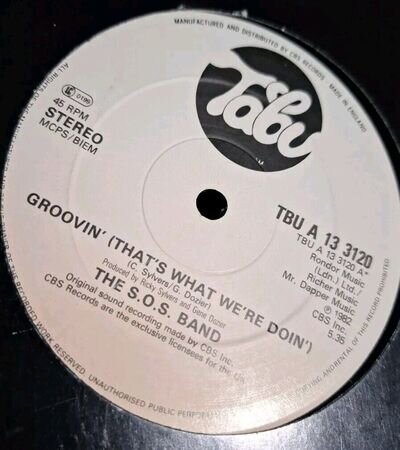 The S.O.S. Band - Groovin' (That's What We're Doin'), 12", (Vinyl)