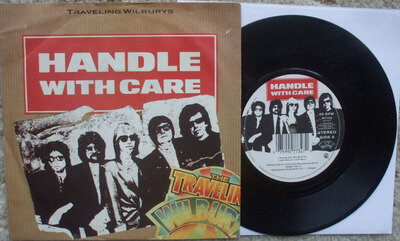 Traveling Wilburys - Handle With Care / Margarita - UK 45 + PS - EXCELLENT-