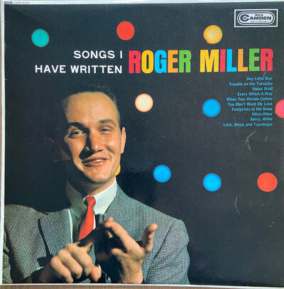 Roger Miller - Songs I Have Written 1969 Vintage LP NEAR MINT CONDITION VYNIL.