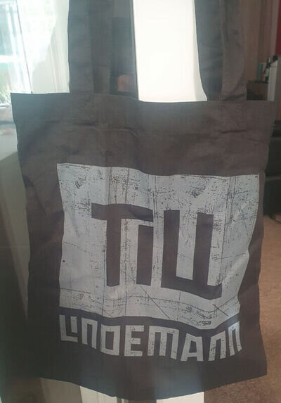 Till Lindemann tote bag - brand new, never used or washed