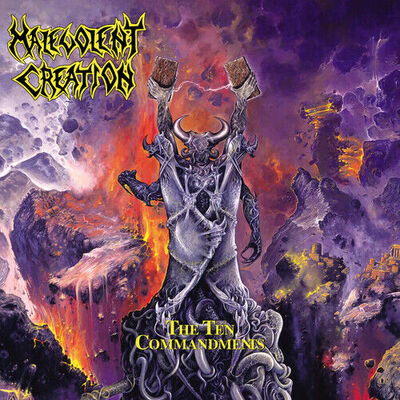 Malevolent Creation : The Ten Commandments VINYL 12" Album Coloured Vinyl