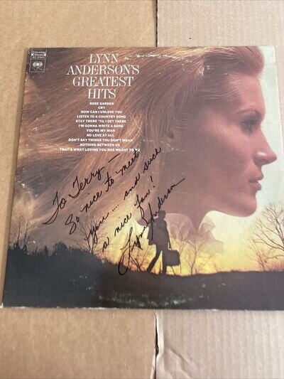 LYNN ANDERSON - GREATEST HITS = SIGNED WITH DEDICATION