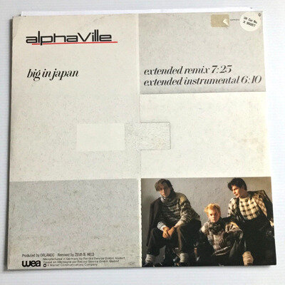 Alphaville – Big In Japan - Extended Remix 12" Vinyl Single