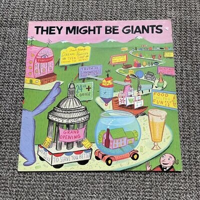 They Might Be Giants - Self Titled Debut Vinyl Record FIRST UK Pressing 1987