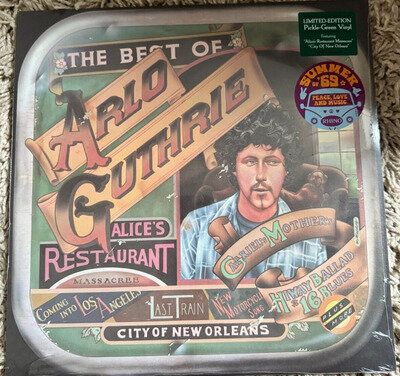 ARLO GUTHRIE THE BEST OF PICKLE GREEN VINYL LP BRAND NEW STILL SEALED