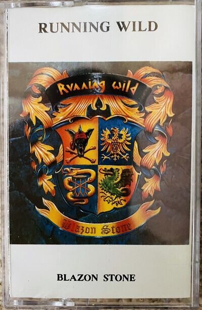 Running Wild Blazon Stone Casette-very good++ condition