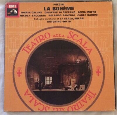 Puccini - La Boheme Votto 2 LPs His Master's Voice SLS 5059 EMI ASD 3240 UK 1976