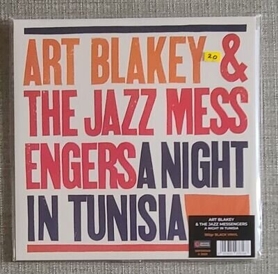 ART BLAKEY & JAZZ MESSENGERS-A NIGHT IN TUNISIA-NEW & SEALED 180g RE-ISSUE LP