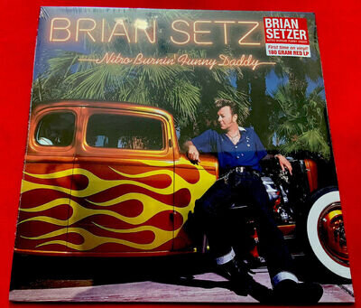 Brian Setzer Nitro Burnin' Funny Daddy (2021) 180g Red Vinyl New/Mint/Sealed