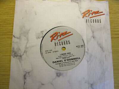 Daniel O'Donnell I Need You 7" Vinyl Record