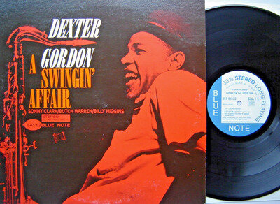 DEXTER GORDON - A SWINGIN' AFFAIR 1983 FRENCH BLUE NOTE 84133 EX EX PLAY TESTED