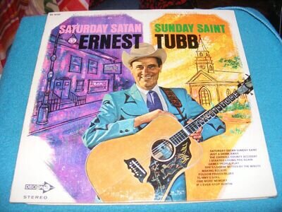 ERNEST TUBB Saturday Satan Sunday Saint LP [DL75122]