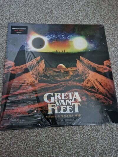 GRETA VAN FLEET - Anthem Of The Peaceful Army - Vinyl (red vinyl LP + insert)