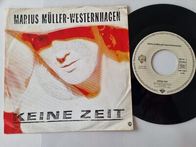 7" Single Marius Müller-Westernhagen - Keine Zeit Vinyl Germany