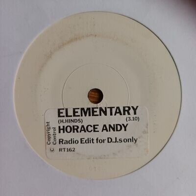 Reggae Promo 7" Single Horace Andy Elementary/Rhythm Queen Primary EX