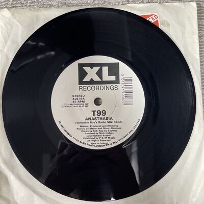 T99 - ANASTHASIA XLS 19 Vinyl, 7", 45 RPM, Single