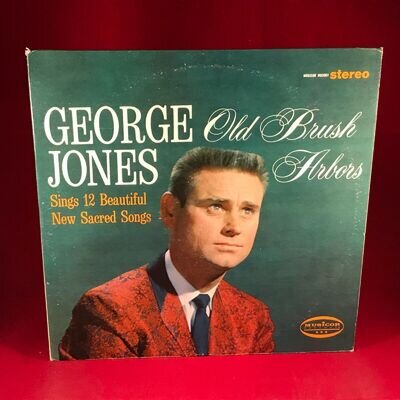 GEORGE JONES Old Brush Arbors 1966 USA Vinyl LP Musicor Records Jordanaires