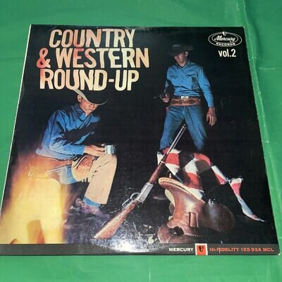 Country & Western Round Up Lp UK Folk Country George Jones Flatt Scruggs 1964 NM