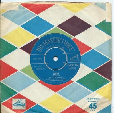 Frankie Avalon:Venus/I'm broke:UK HMV:1959