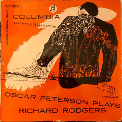 Oscar Peterson - Oscar Peterson Plays Richard Rodgers Vinyl Jun 1956 LP, Mono UK