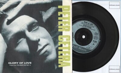 PETER CETERA: The Glory of Love - 7" VINYL: VERY GOOD