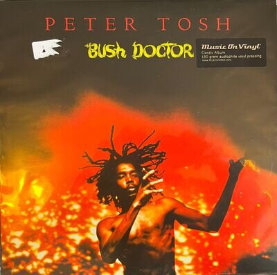 12" VINYL ALBUM - PETER TOSH - "BUSH DOCTOR" 2002 VINYLSH RE-ISSUE 0F 1978 ALBUM