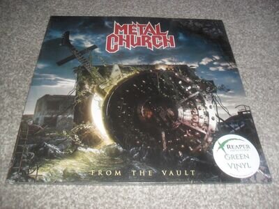 METAL CHURCH -FROM THE VAULT- AWESOME MEGA RARE LTD EDITION GREEN LP VINYL NEW