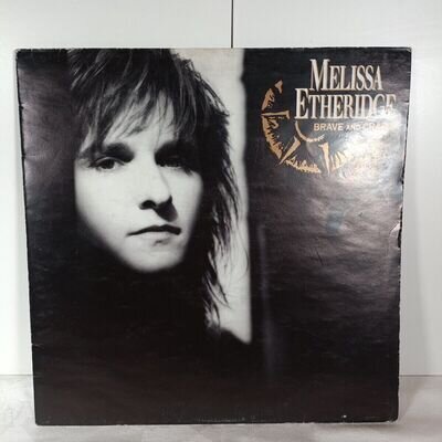 Melissa Etheridge Brave And Crazy Vinyl Record LP Lyrics Inner Island 1989...