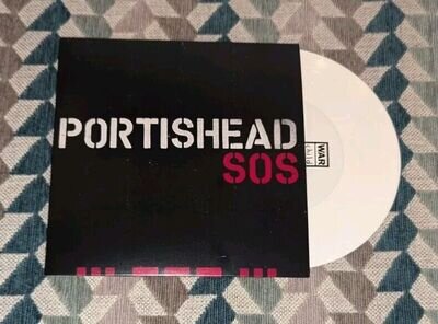 Portishead SOS (ABBA Cover) - War child 7" 002 Limited Edition White Vinyl Rare